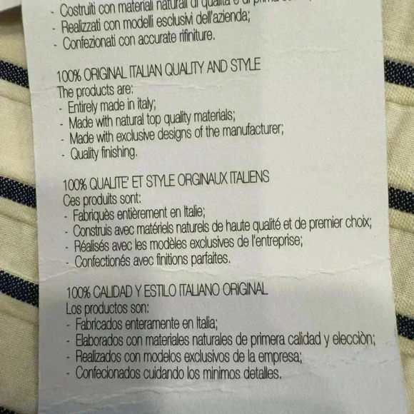 Macleod Italy women’s seersucker blazer. Ivory with black stripes size EU 36 NWT - Picture 5 of 10